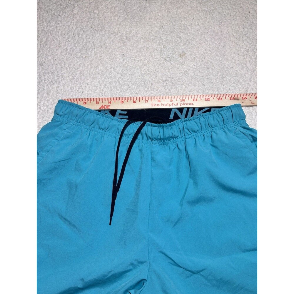 Nike Men's Swim Trunks Contend Volley Shorts Aqua Teal Size M CU4495-392 NWOT - Picture 5 of 11